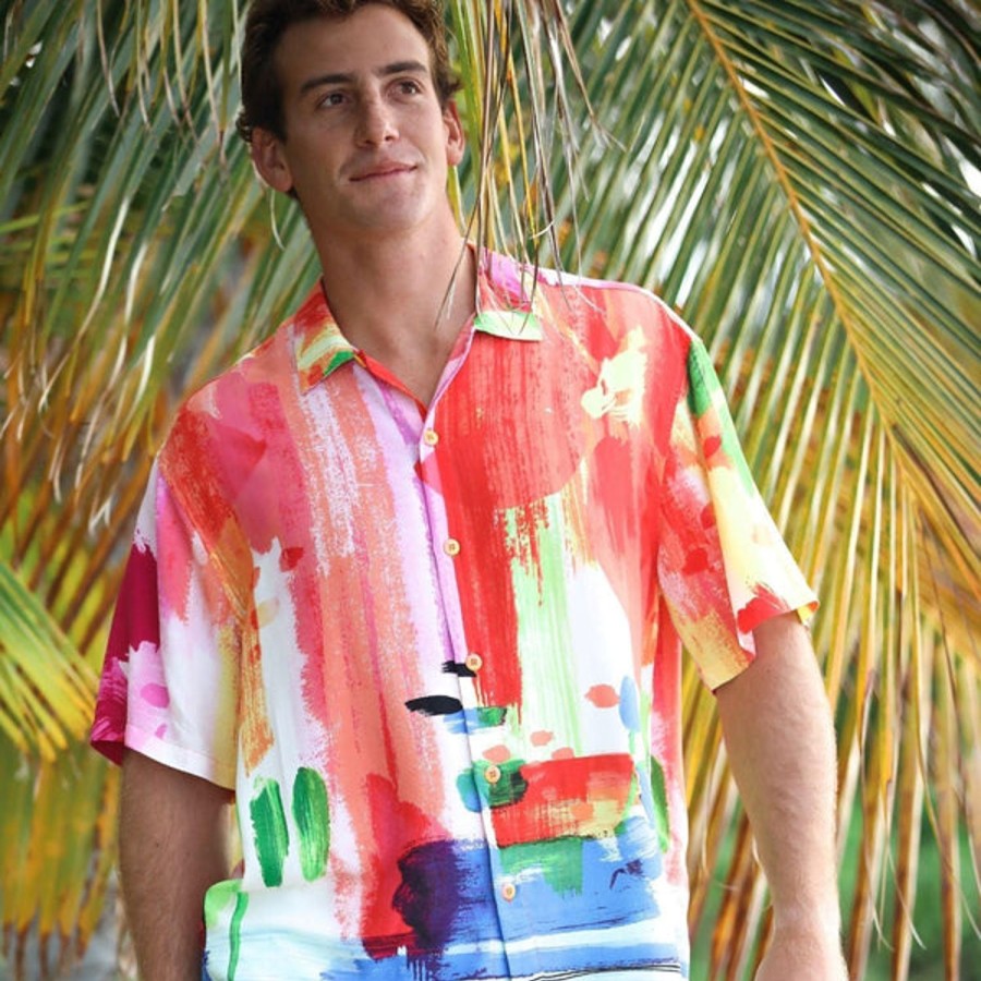 Men Jams World Retro Rayon Shirts | Men'S Retro Shirt - Cayenne