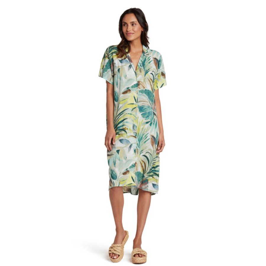 Women Jams World Beach Dresses | Shirt Dress - Spring Breeze