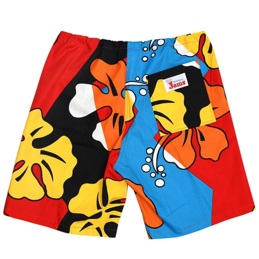 Men Jams World Shorts | Original Jams Shorts - Hibiscus Black