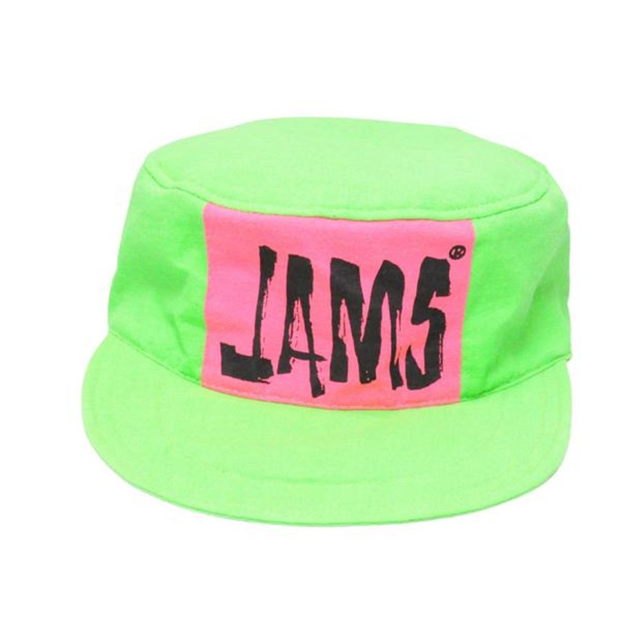 Women Jams World Jobbers | 1980'S Vintage Jobber Hat - Neon Green