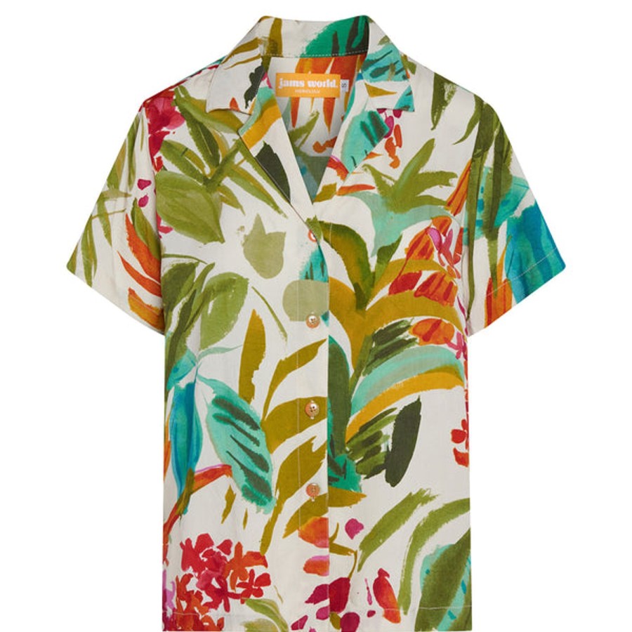 Women Jams World Print Top | Print Top - Topiary