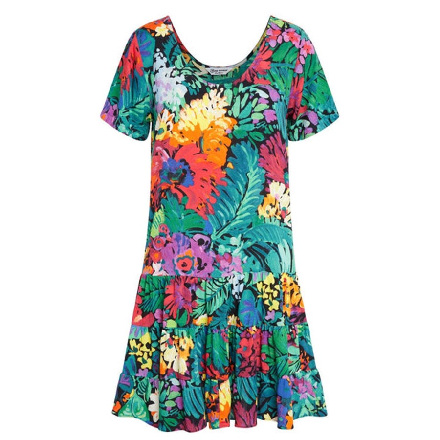 Women Jams World Beach Dresses | Hattie Dress - Fiore Black