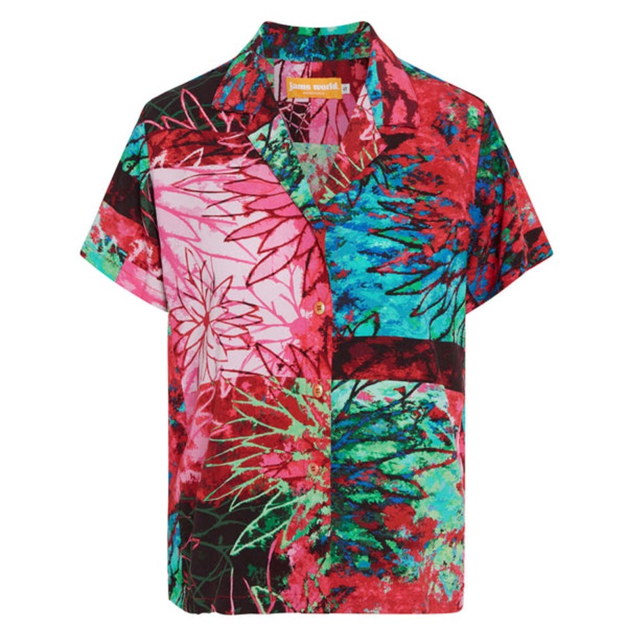 Women Jams World Print Top | Print Top - Fire Sky