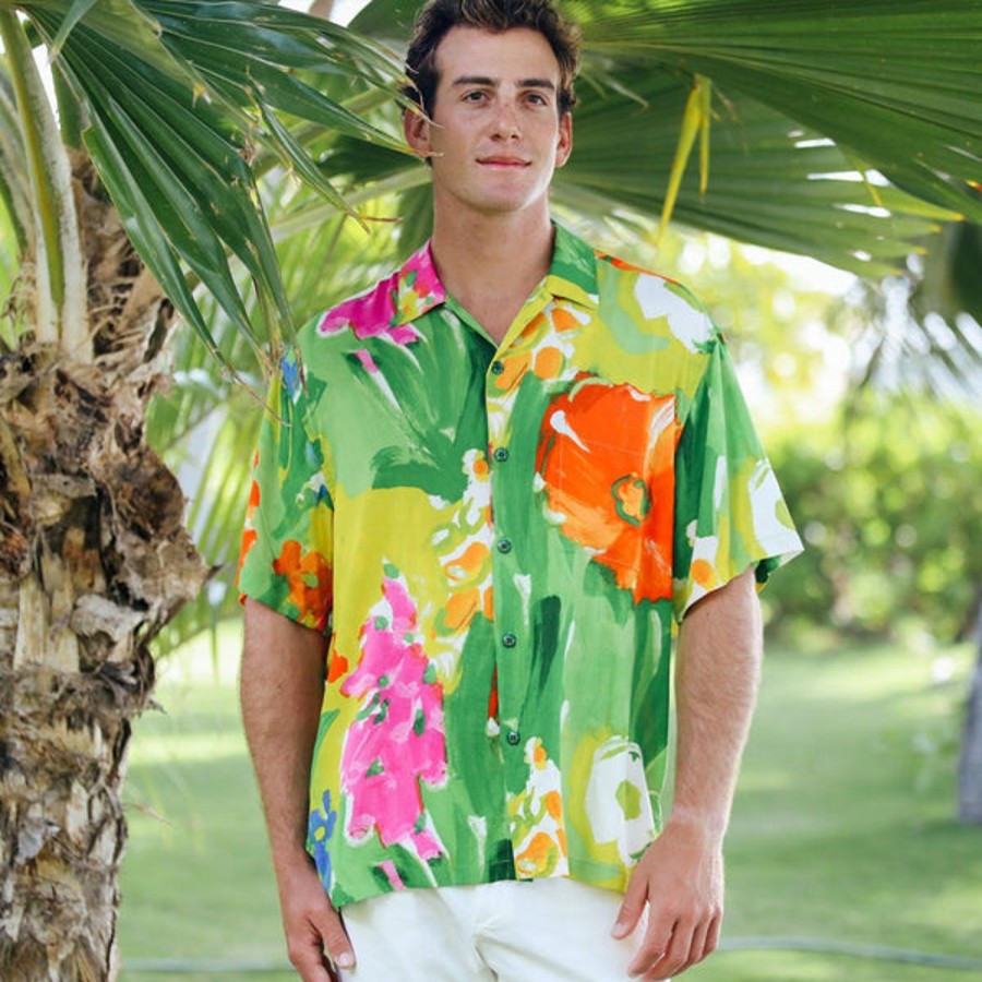 Men Jams World Retro Rayon Shirts | Men'S Retro Shirt - Valley View