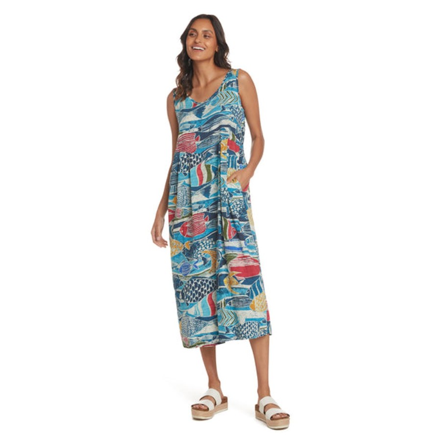 Women Jams World Beach Dresses | Janice Dress - Rainbow Runner