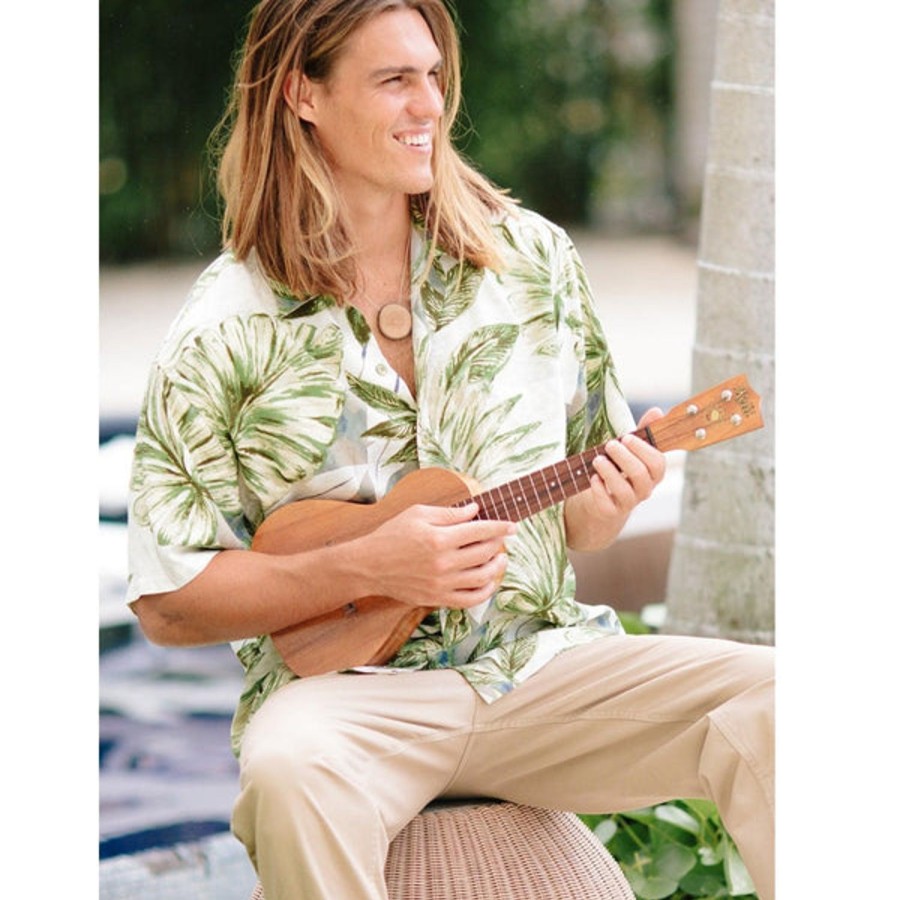 Men Jams World Retro Rayon Shirts | Men'S Retro Shirt - Kona Coast Olive