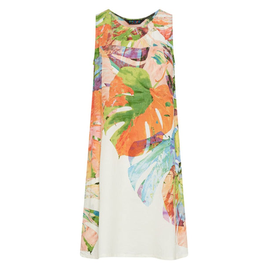 Women Jams World Beach Dresses | Akala (Pink) Jackie Dress - Monstera