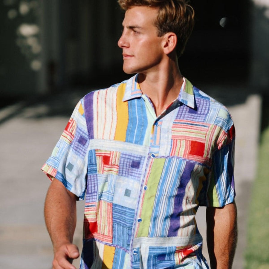 Men Jams World Retro Rayon Shirts | Men'S Retro Shirt - Bedspread