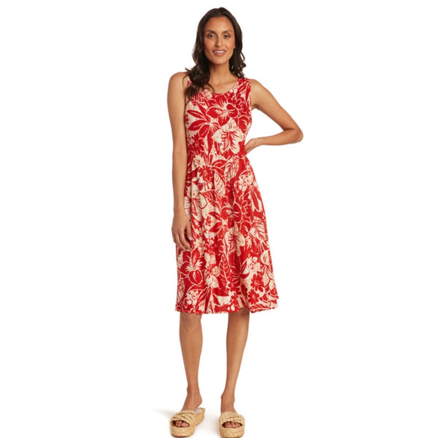 Women Jams World Beach Dresses | Natalie Dress - Koa Red