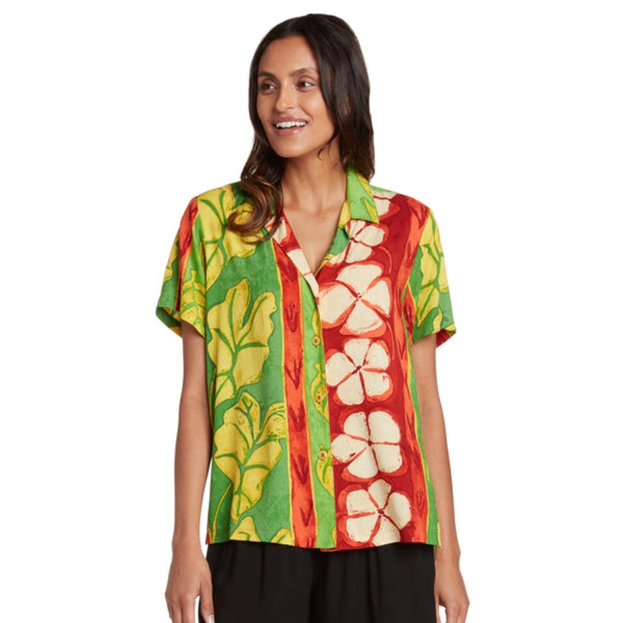 Women Jams World Print Top | Print Top - Aloha 'Aina