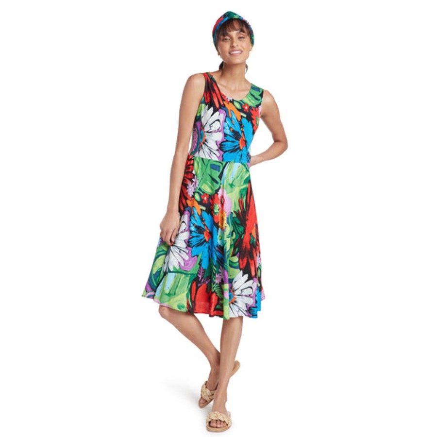 Women Jams World Beach Dresses | Natalie Dress - Flower Vibes