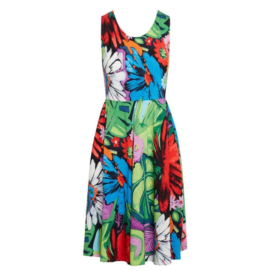 Women Jams World Beach Dresses | Natalie Dress - Flower Vibes