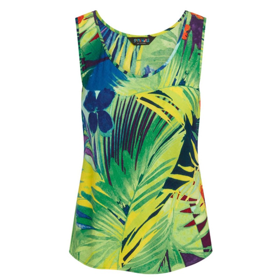 Women Jams World Tank Top | Print Tank - Jungle Palm