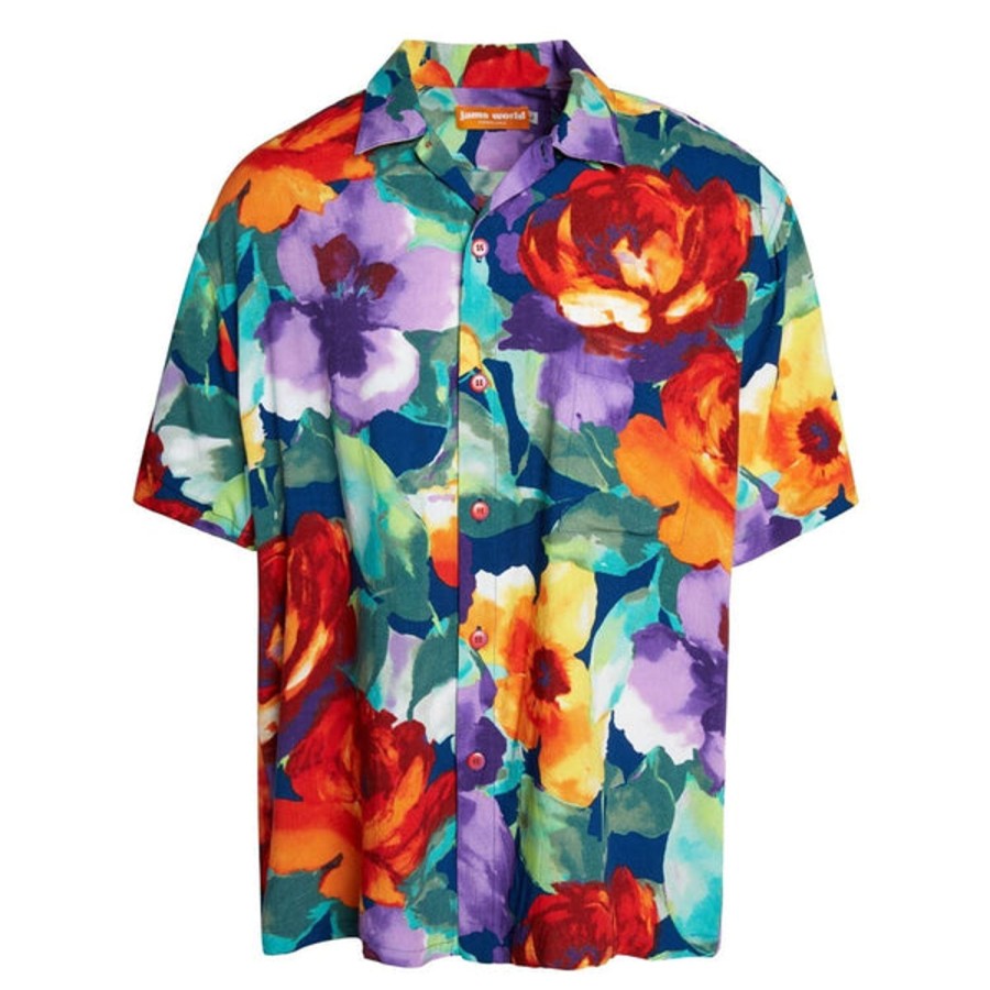 Men Jams World Retro Rayon Shirts | Men'S Retro Shirt - Camilla