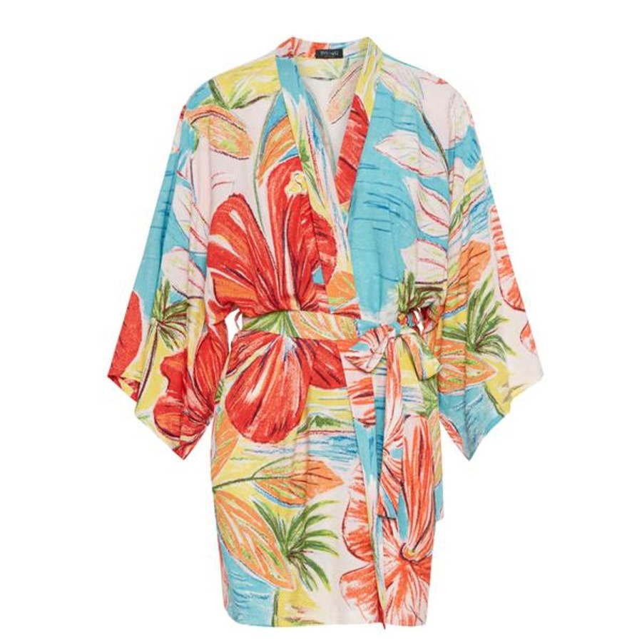 Women Jams World Short Kimono Robes | Short Kimono Robe - Island Bisc