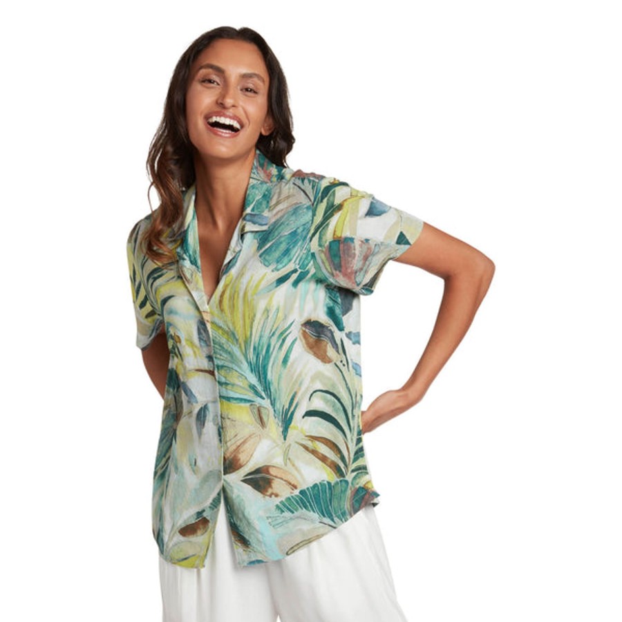 Women Jams World Print Top | Print Top - Spring Breeze