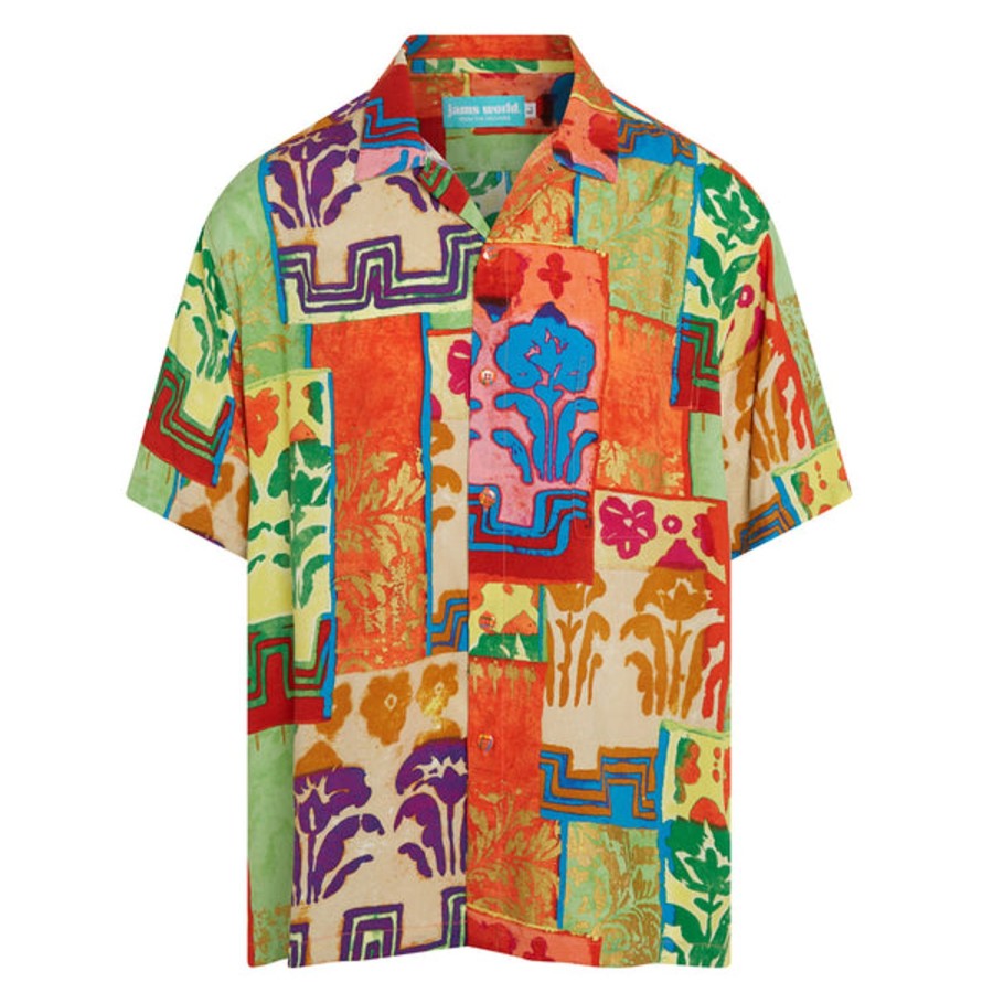 Men Jams World Retro Rayon Shirts | Men'S Retro Shirt - Taj