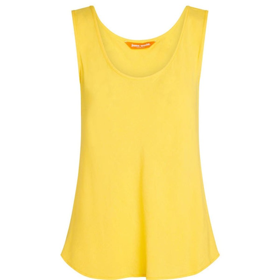 Women Jams World Tops | Solid Tank Top - Canary