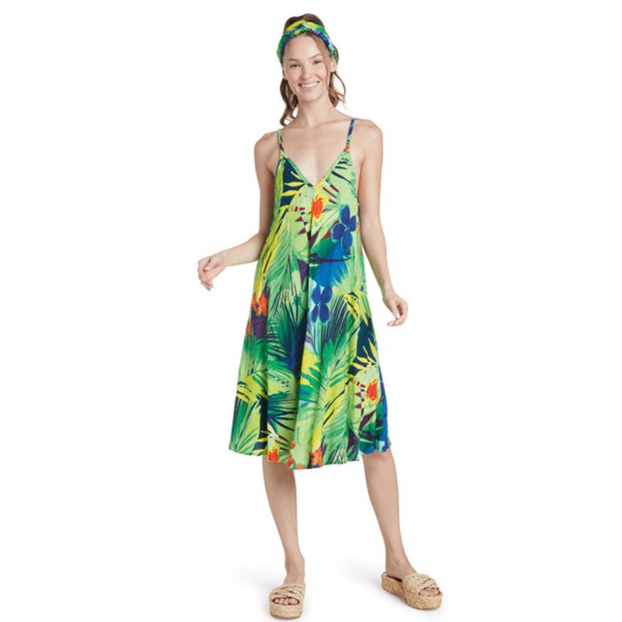 Women Jams World Beach Dresses | Sundress - Jungle Palm