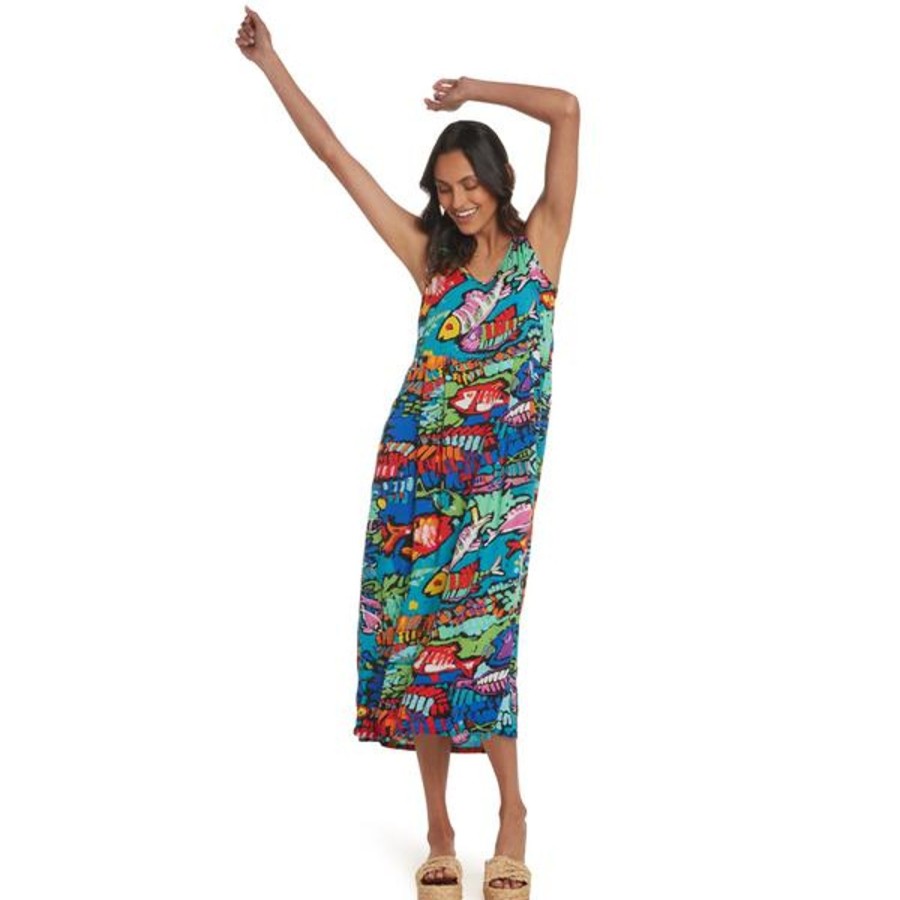 Women Jams World Beach Dresses | Janice Dress - Reef