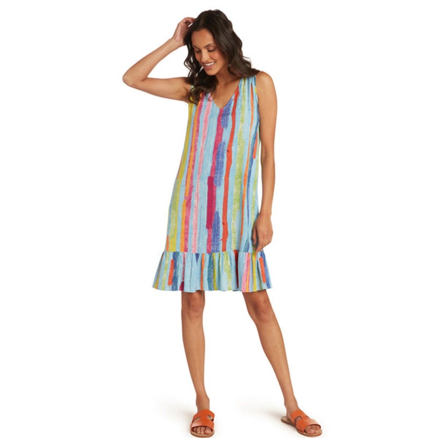 Women Jams World Beach Dresses | Ruffle Dress - Medley